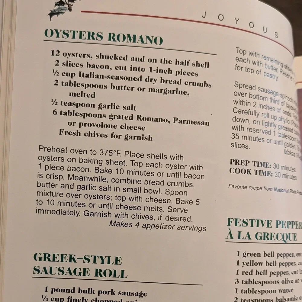 Treasury of Christmas Cookbook 1997 Hardcover 500+ Holiday Brand Name Recipes
